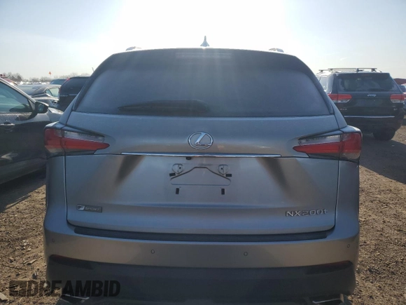 2017 Lexus NX with VIN JTJBARBZ6H2136622, listed as a Copart auction lot 50869485 with 86,906 mi miles and Salvage Title. Bid and sale history available at carsss.com. Image 6.