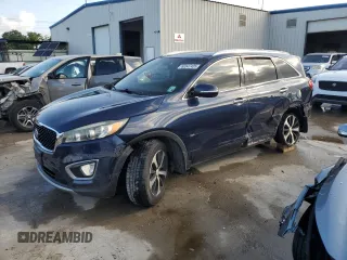 2016 Kia Sorento EX with VIN 5XYPH4A16GG062092, listed as a Copart auction lot 60347405 with 164,232 mi miles and Salvage title. Bid and sale history available at DreamBid. Image 1.
