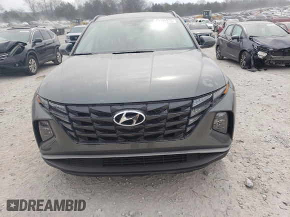 2022 Hyundai Tucson SEL with VIN 5NMJF3AE8NH059724, listed as a Copart auction lot 49106935 with 23,497 mi miles and Salvage Title. Bid and sale history available at carsss.com. Image 5.