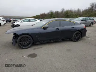 2020 BMW 8 Series M850i with VIN WBAGV8C04LCE45015, listed as a Copart auction lot 73153414 with 25,190 mi miles and Salvage Title. Bid and sale history available at carsss.com. Image 1.