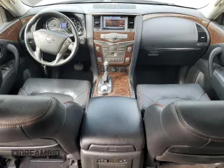 2018 Nissan Armada SV with VIN JN8AY2NC1J9553107, listed as a Copart auction lot 69493074 with 125,054 mi miles and Salvage Title. Bid and sale history available at carsss.com. Image 8.