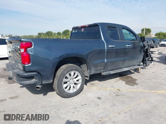 2020 Chevrolet Silverado 1500 Custom with VIN 1GCRWBEH9LZ112585, listed as a IAAI auction lot 41213320 with 59,432 mi miles. Bid and sale history available at carsss.com. Image 4.