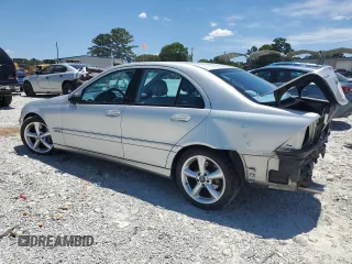 2004 Mercedes-Benz C 230 Kompressor with VIN WDBRF40J14A646877, listed as a Copart auction lot 64629375 with 62,521 mi miles and Salvage title. Bid and sale history available at DreamBid. Image 2.