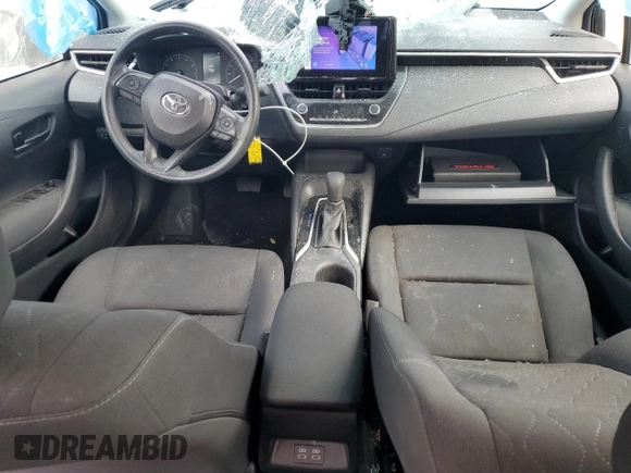 2023 Toyota Corolla LE with VIN 5YFB4MDE2PP024200, listed as a Copart auction lot 49831725 with 25,698 mi miles and Salvage Title. Bid and sale history available at DreamBid. Image 8.