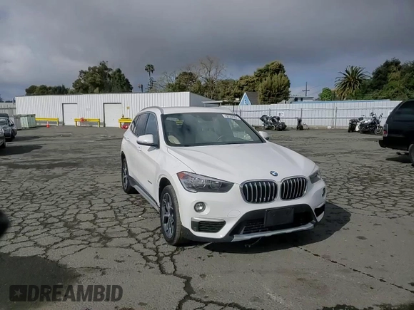 2017 BMW X1 sDrive28i with VIN WBXHU7C33H5H32827, listed as a Copart auction lot 50348265 with 117,412 mi miles and Salvage Title. Bid and sale history available at carsss.com. Image 12.