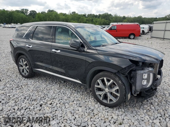 2020 Hyundai Palisade SEL with VIN KM8R3DHE0LU136918, listed as a Copart auction lot 59132245 with 102,501 mi miles and Salvage title. Bid and sale history available at DreamBid. Image 4.