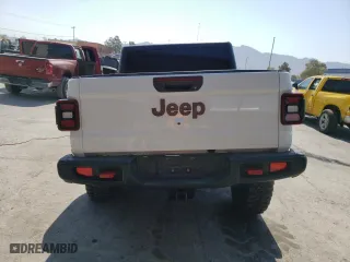 2020 Jeep Gladiator Rubicon with VIN 1C6JJTBG3LL138767, listed as a Copart auction lot 58490974 with 48,542 mi miles and Salvage Title. Bid and sale history available at carsss.com. Image 6.