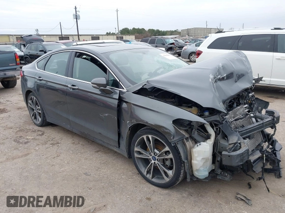 2017 Ford Fusion Titanium with VIN 3FA6P0K93HR416160, listed as a IAAI auction lot 41636451 with 100,383 mi miles. Bid and sale history available at carsss.com. Image 1.
