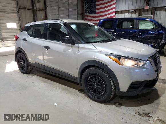 2020 Nissan Kicks S with VIN 3N1CP5BV1LL518434, listed as a Copart auction lot 46991545 with 66,980 mi miles and Salvage Title. Bid and sale history available at carsss.com. Image 4.