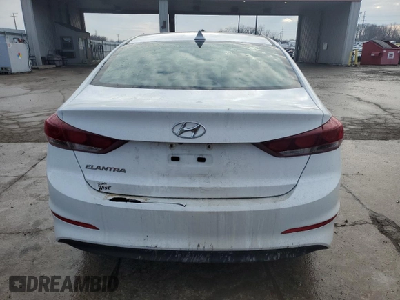 2018 Hyundai Elantra SEL with VIN 5NPD84LF7JH267044, listed as a Copart auction lot 46480515 with 127,849 mi miles and Salvage Title. Bid and sale history available at DreamBid. Image 6.