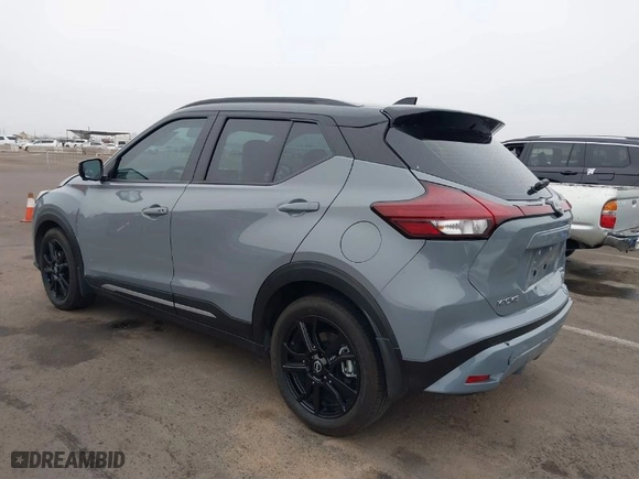 2023 Nissan Kicks SR with VIN 3N1CP5DV9PL503652, listed as a IAAI auction lot 41579600 with 17,097 mi miles. Bid and sale history available at carsss.com. Image 3.