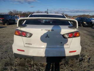 2012 Mitsubishi Lancer Evolution GSR with VIN JA32W8FV7CU030939, listed as a Copart auction lot 45256925 with 201,983 mi miles and Salvage Title. Bid and sale history available at carsss.com. Image 6.