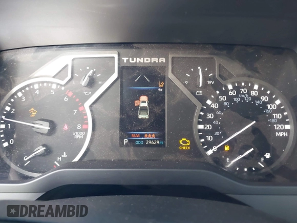 2022 Toyota Tundra 2WD SR5 with VIN 5TFLA5AB0NX015314, listed as a IAAI auction lot 41704714 with 29,629 mi miles. Bid and sale history available at carsss.com. Image 7.