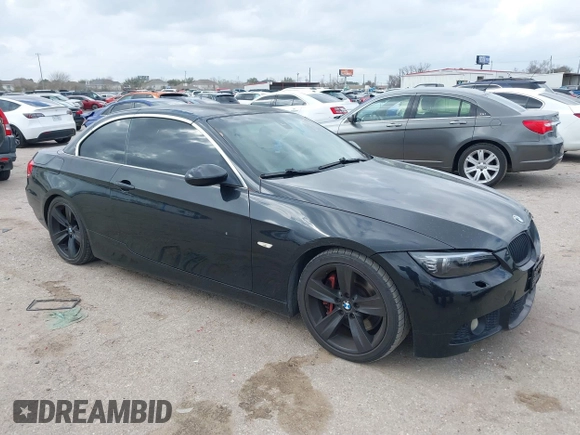 2007 BMW 3 Series 335i with VIN WBAWL73537PX49634, listed as a IAAI auction lot 41717943 with 1 mi miles. Bid and sale history available at carsss.com. Image 1.