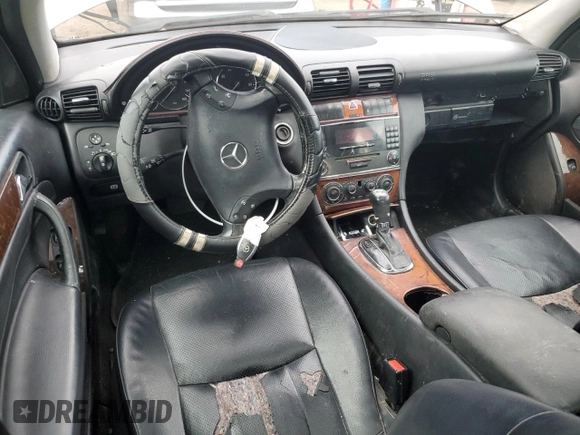 2006 Mercedes-Benz C 280 Luxury with VIN WDBRF92H56F761396, listed as a Copart auction lot 50521075 with Not Provided miles and Salvage Title. Bid and sale history available at DreamBid. Image 8.
