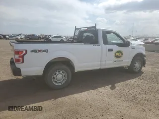 2018 Ford F-150 XL with VIN 1FTMF1E56JKE30616, listed as a Copart auction lot 53799915 with 62,748 mi miles and Salvage Title. Bid and sale history available at carsss.com. Image 3.