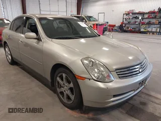 2003 Infiniti G35 z VIN JNKCV51E93M323058, wystawiony jako IAAI lot #42280508 z przebiegiem 183 549 mil mil oraz . Historia ofert i sprzedaży dostępna na DreamBid. Obrazek 1.