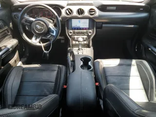 2021 Ford Mustang EcoBoost with VIN 1FA6P8TH7M5150076, listed as a Copart auction lot 59931865 with 27,455 mi miles and Salvage title. Bid and sale history available at DreamBid. Image 8.