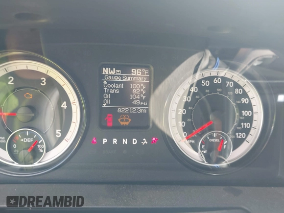 2016 Ram 2500 Laramie with VIN 3C6UR5FL8GG217024, listed as a IAAI auction lot 40235735 with 82,212 mi miles. Bid and sale history available at carsss.com. Image 16.