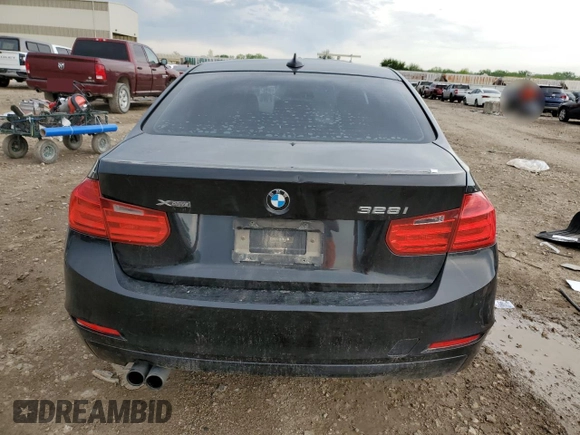 2013 BMW 3 Series 328i xDrive with VIN WBA3B3C5XDF540195, listed as a Copart auction lot 54256315 with 131,015 mi miles and Salvage title. Bid and sale history available at DreamBid. Image 6.