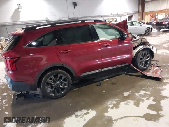 2023 Kia Sorento X-Line SX Prestige with VIN 5XYRKDLFXPG215270, listed as a IAAI auction lot 41154397 with 16,402 mi miles. Bid and sale history available at carsss.com. Image 4.
