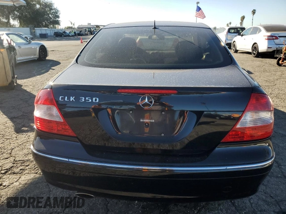 2006 Mercedes-Benz CLK 350 with VIN WDBTJ56H56F186370, listed as a Copart auction lot 80393714 with 107,802 mi miles and Clean Title. Bid and sale history available at DreamBid. Image 6.