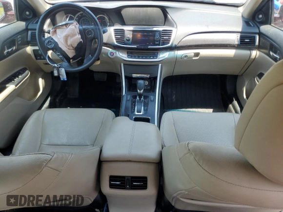 2015 Honda Accord EX-L with VIN 1HGCR2F84FA080340, listed as a Copart auction lot 62487745 with 97,581 mi miles and Salvage title. Bid and sale history available at DreamBid. Image 8.