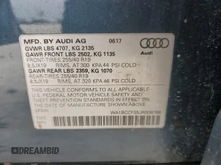 2018 Audi Q3 Premium with VIN WA1BCCFS5JR008788, listed as a Copart auction lot 46404405 with 42,264 mi miles and Salvage Title. Bid and sale history available at carsss.com. Image 13.