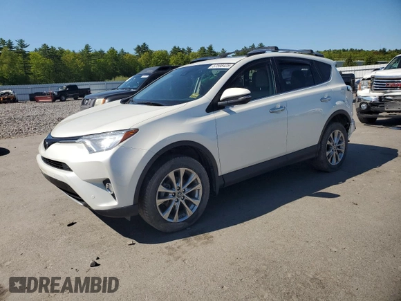 2016 Toyota RAV4 Limited z VIN JTMDFREV8GD177701, wystawiony jako Copart lot #57598425 z przebiegiem 59 225 mil mil oraz Szkoda całkowita • Salvage title. Historia ofert i sprzedaży dostępna na DreamBid. Obrazek 1.