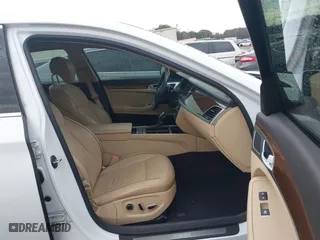 2016 Hyundai Genesis 3.8L with VIN KMHGN4JE7GU115307, listed as a IAAI auction lot 41457690 with 55,515 mi miles. Bid and sale history available at carsss.com. Image 5.