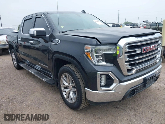 2020 GMC Sierra 1500 SLT z VIN 1GTU9DED8LZ240956, wystawiony jako IAAI lot #42296791 z przebiegiem 153 636 mil mil oraz . Historia ofert i sprzedaży dostępna na DreamBid. Obrazek 1.