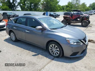 2019 Nissan Sentra S with VIN 3N1AB7AP2KY302226, listed as a Copart auction lot 60117335 with 99,116 mi miles and Salvage title. Bid and sale history available at DreamBid. Image 4.