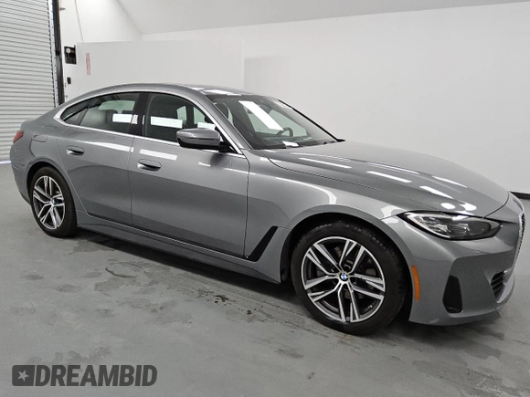 2024 BMW 4 Series 430i with VIN WBA63AV01RFT47876, listed as a Copart auction lot 49742935 with 11,493 mi miles and Clean Title. Bid and sale history available at carsss.com. Image 4.