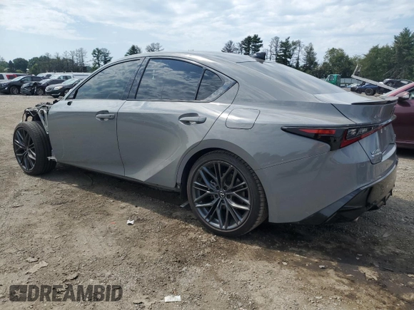 2023 Lexus IS with VIN JTHBZ1E29P5029345, listed as a Copart auction lot 68683564 with 25,834 mi miles and Salvage Title. Bid and sale history available at carsss.com. Image 2.