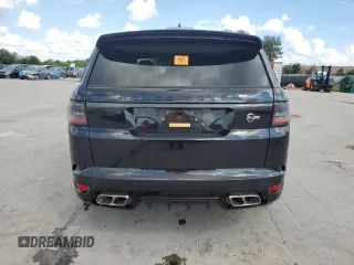2020 Land Rover Range Rover Sport SVR with VIN SALWZ2RE3LA898711, listed as a Copart auction lot 73490674 with 29,180 mi miles and Non Repairable. Bid and sale history available at carsss.com. Image 6.