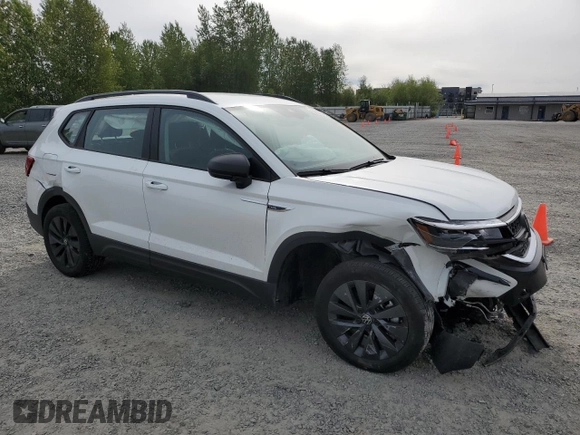 2024 Volkswagen Taos S с VIN 3VV5X7B2XRM057665, выставлен на аукционе Copart как лот 56370675 с пробегом 19 222 миль миль и Списание • Salvage title. История ставок и продаж доступна на DreamBid. Изображение 4.