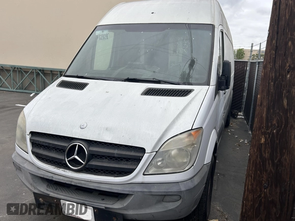 2012 Mercedes-Benz Sprinter Cargo Cargo with VIN WD3PE8CB8C5676919, listed as a IAAI auction lot 42101187 with 347,746 mi miles and . Bid and sale history available at carsss.com. Image 2.
