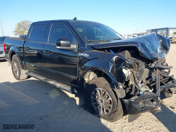 2018 Ford F-150 XL with VIN 1FTEW1E55JFB36007, listed as a IAAI auction lot 41788565 with 999,999 mi miles. Bid and sale history available at carsss.com. Image 1.