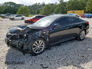 2015 Kia Optima SX Turbo with VIN 5XXGR4A60FG400811, listed as a Copart auction lot 60255865 with 94,104 mi miles and Salvage title. Bid and sale history available at DreamBid. Image 1.