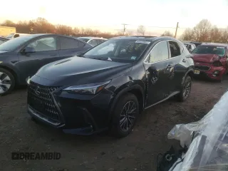 2022 Lexus NX with VIN JTJAKCEZ7N2003557, listed as a Copart auction lot 68099982 with 4,577 mi miles. Bid and sale history available at carsss.com. Image 1.