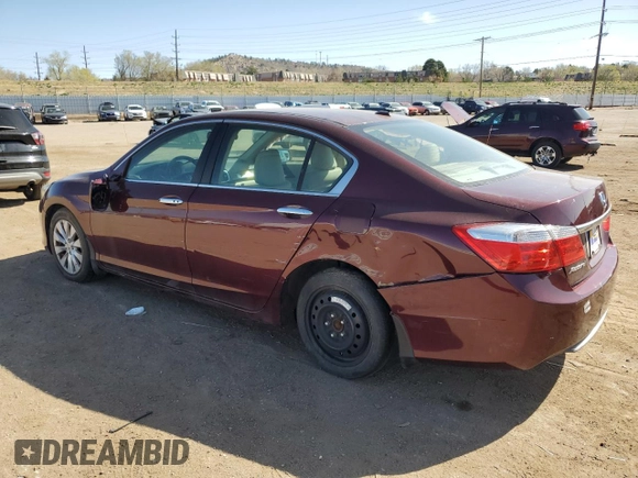 2013 Honda Accord EX-L with VIN 1HGCR2F88DA043689, listed as a Copart auction lot 52606555 with 135,000 mi miles and Clean Title. Bid and sale history available at DreamBid. Image 2.