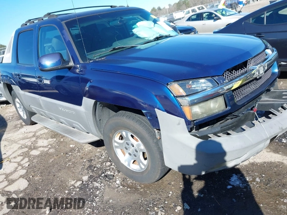 2002 Chevrolet Avalanche with VIN 3GNEC13T72G231637, listed as a IAAI auction lot 41639440 with 315,239 mi miles and . Bid and sale history available at DreamBid. Image 1.