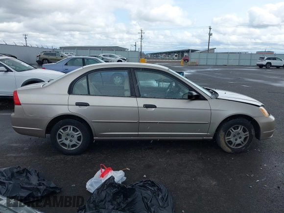 2001 Honda Civic LX with VIN JHMES16551S008933, listed as a IAAI auction lot 41912653 with 142,277 mi miles and . Bid and sale history available at DreamBid. Image 13.