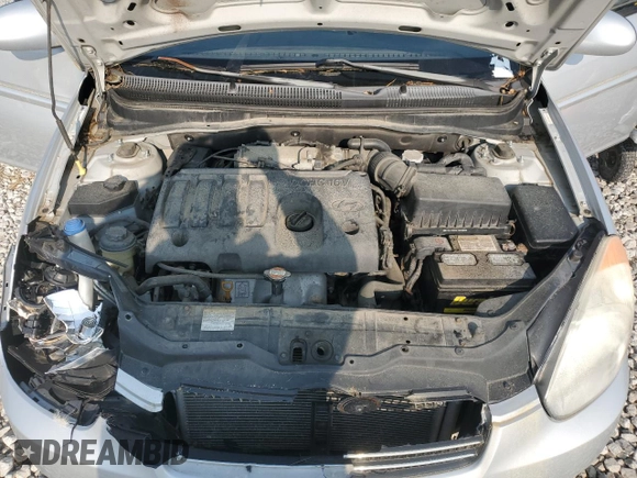 2009 Hyundai Accent Auto GLS с VIN KMHCN46C79U305004, выставлен на аукционе Copart как лот 59027665 с пробегом 162 740 миль миль и Списание • Salvage title. История ставок и продаж доступна на DreamBid. Изображение 11.