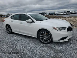 2020 Acura TLX w/Technology Pkg with VIN 19UUB2F48LA001835, listed as a Copart auction lot 46857585 with 39,885 mi miles and Non Repairable. Bid and sale history available at carsss.com. Image 4.