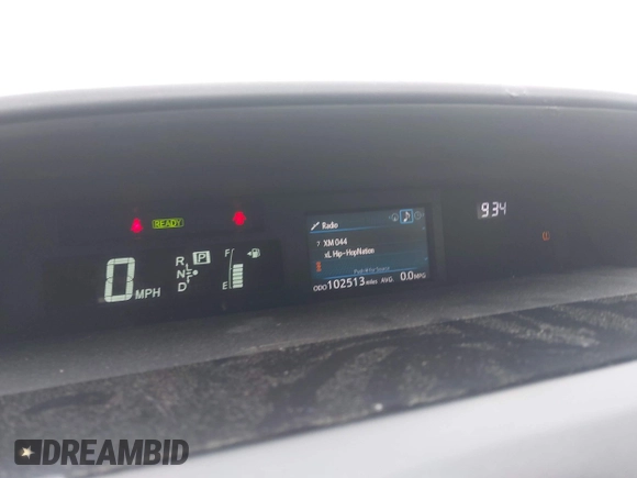 2015 Toyota Prius Two with VIN JTDZN3EU8FJ033529, listed as a IAAI auction lot 42235439 with 102,513 mi miles and . Bid and sale history available at DreamBid. Image 7.