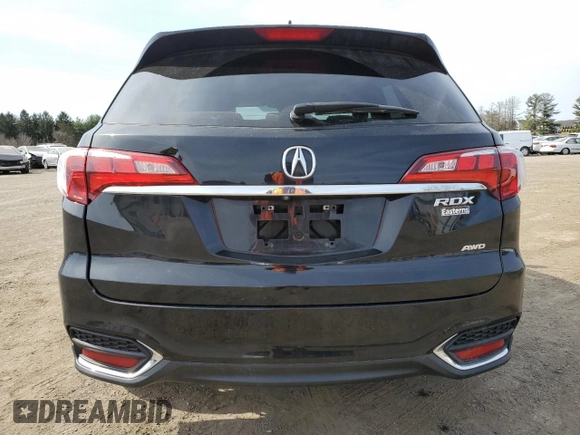 2017 Acura RDX with VIN 5J8TB4H38HL002538, listed as a Copart auction lot 48879705 with 11,432 mi miles and Salvage Title. Bid and sale history available at carsss.com. Image 6.