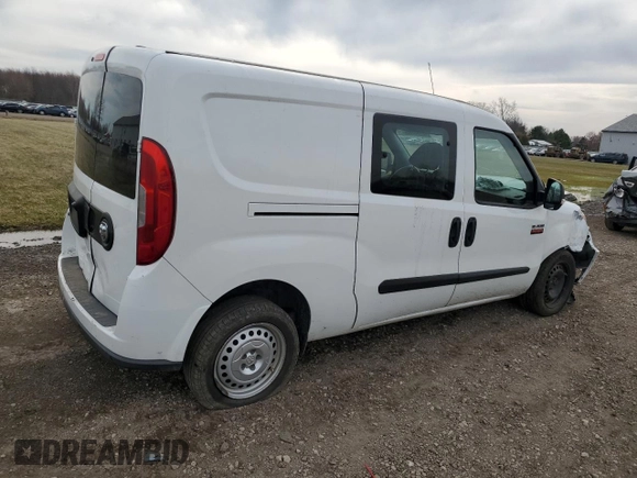 2018 Ram ProMaster City Cargo Van Tradesman with VIN ZFBERFAB5J6J63033, listed as a Copart auction lot 49793255 with 81,614 mi miles and Salvage Title. Bid and sale history available at carsss.com. Image 3.