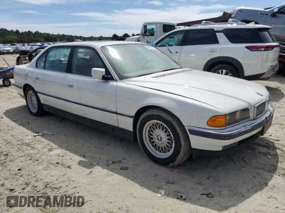 1998 BMW 7 Series 740il with VIN WBAGJ8323WDM17893, listed as a Copart auction lot 69853684 with 155,155 mi miles and Clean Title. Bid and sale history available at carsss.com. Image 4.