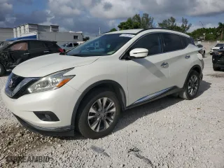 2017 Nissan Murano SV with VIN 5N1AZ2MGXHN118936, listed as a Copart auction lot 51847535 with 85,827 mi miles and Salvage Title. Bid and sale history available at carsss.com. Image 1.